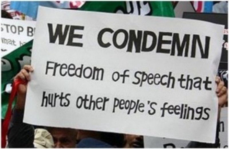 Zaznávame slobodu slova, ktorá zraňuje pocity druhých ľudí.
